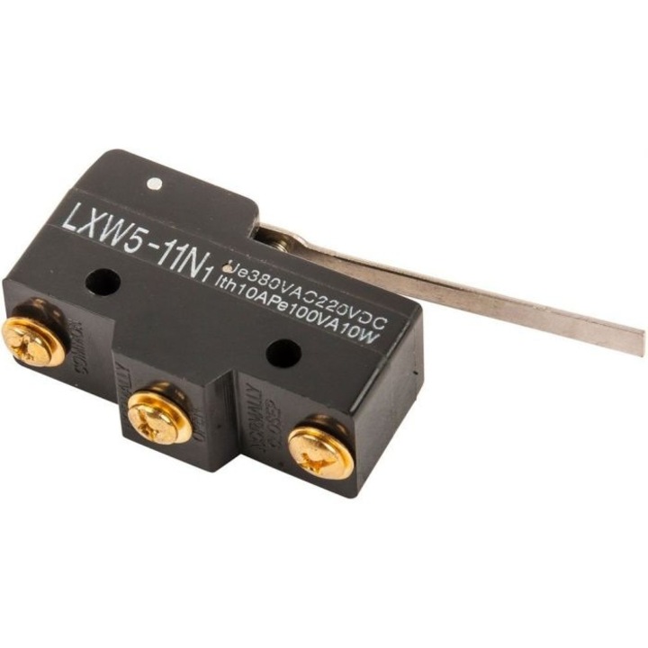 Întrerupător incubator, 250VAC, 6A, LXW5-11N1, Negru