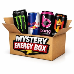 Mystery Energy Box – Pachet Surpriza 4 Energizante Premium