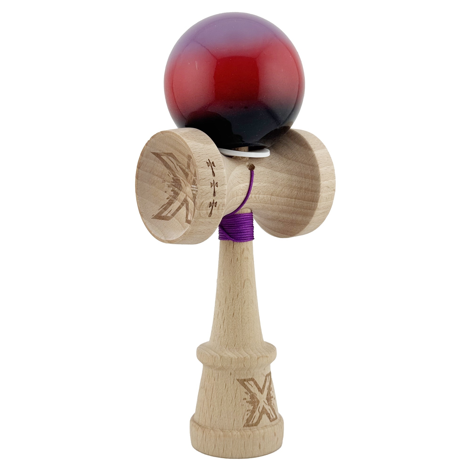 Kendama Knight, Antiskid-BigCups, rosie, 18 cm - eMAG.ro