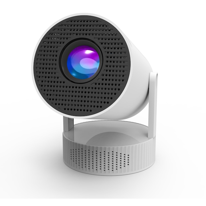 Videoproiector portabil A10 4K UltraHD, 720P Native Resolution 120 ANSI Lumens Android 12.0 WiFi BT5.0 HDMI Support