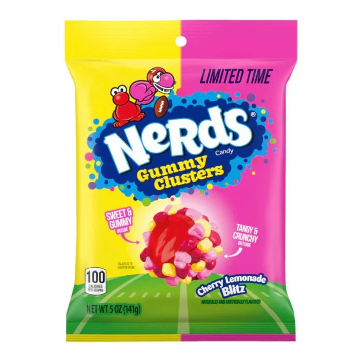 Bomboane jeleoase Nerds Limited Edition Cherry Lemonade Blitz, 141g, set