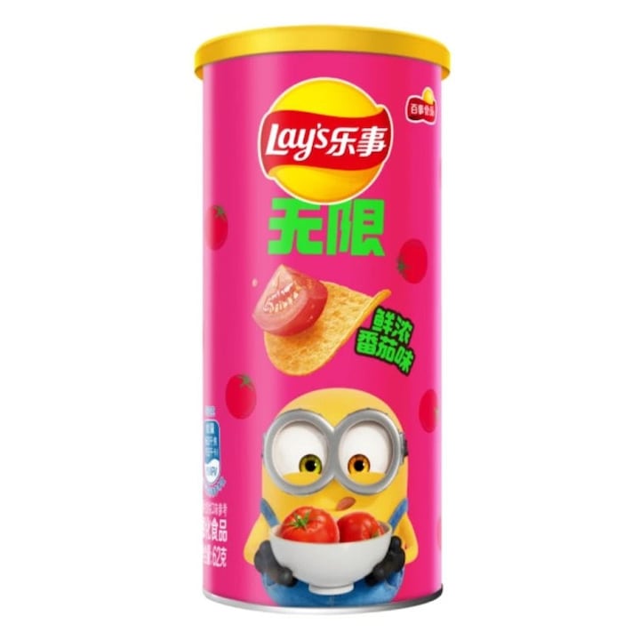 Chipsuri Lay's Minions, aroma de rosii, 62g