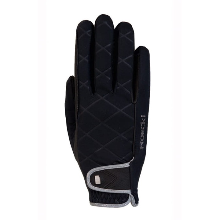 Roeckl Julia sportkesztyű, fekete, 6,5, ROECK-GRIP(R) anyag, vízálló, polár bélés