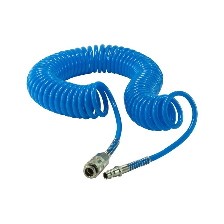 PU spirál légtömlő 5x8 mm, 10 m