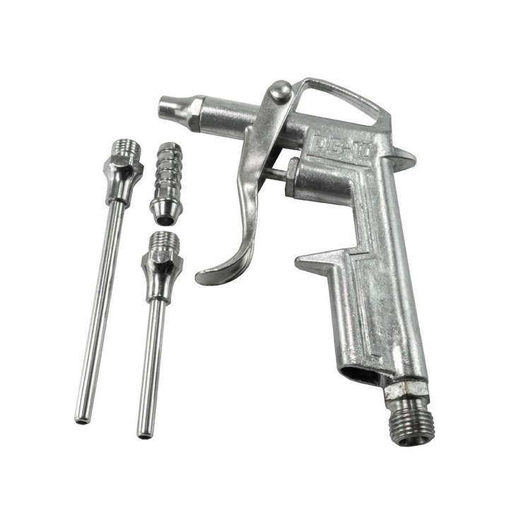 Пневматичен пистолет за въздух със сменяеми накрайници, 1/4", 16/50/80 мм Carguard