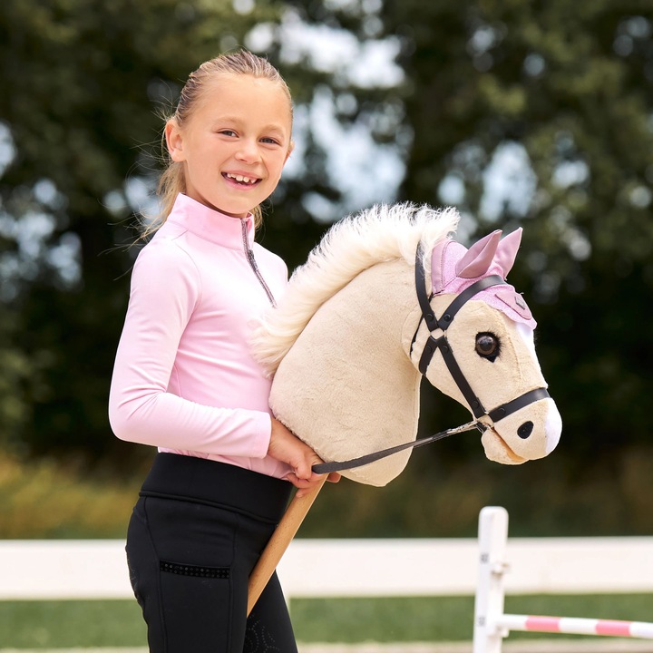 Hobby Horse Imperial Riding IRH-Grand Prix, realisztikus kantár, gesztenyebarna szín, 37cm méret