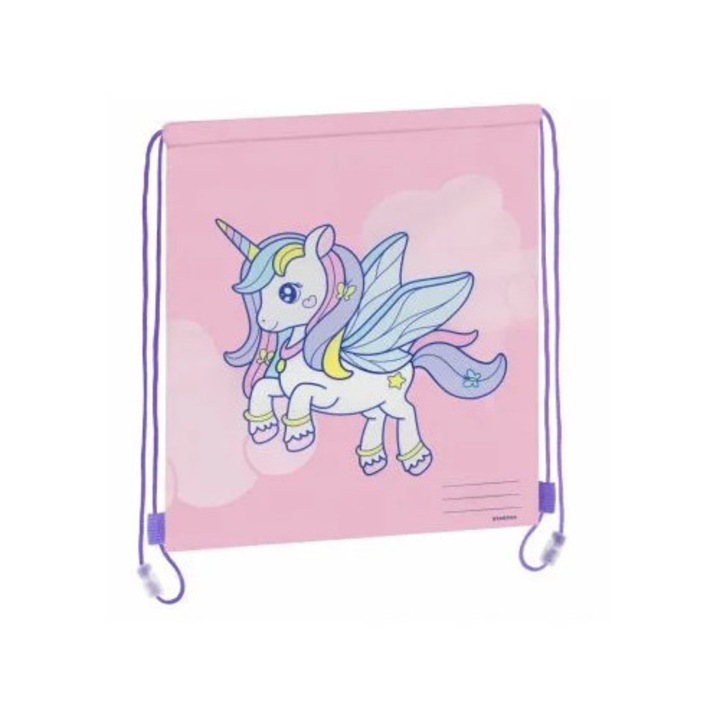 Starpak Unicorn multifunkcionális hátizsák, rózsaszín-lila, változatos méretek