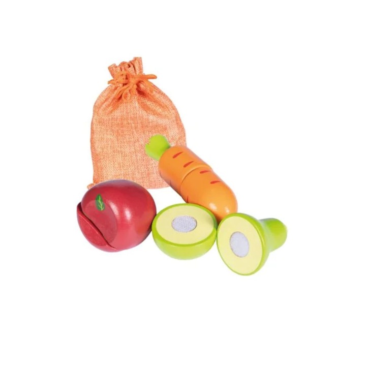 Set fructe si legume, HKM, multicolor, pentru copii