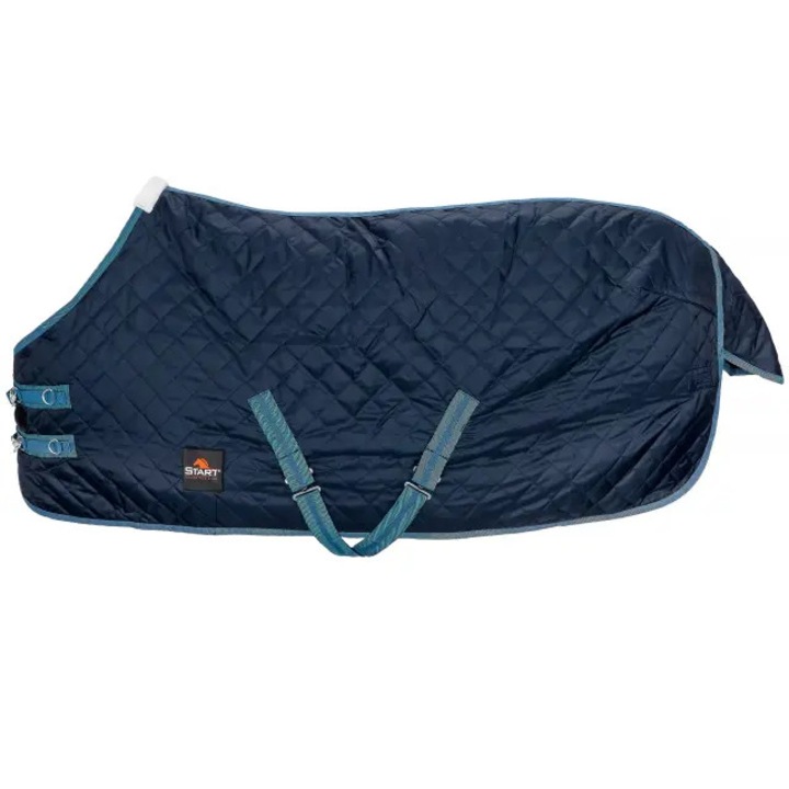 Start istálló takaró 100g 210d, tengerészkék/kék, 125 cm