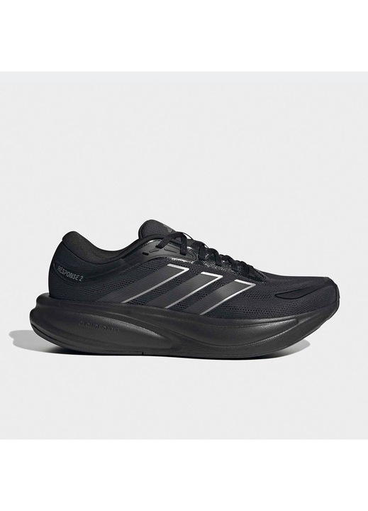 Férfi sportcipő, adidas, RESPONSE 2 M, fekete színű, textil anyag