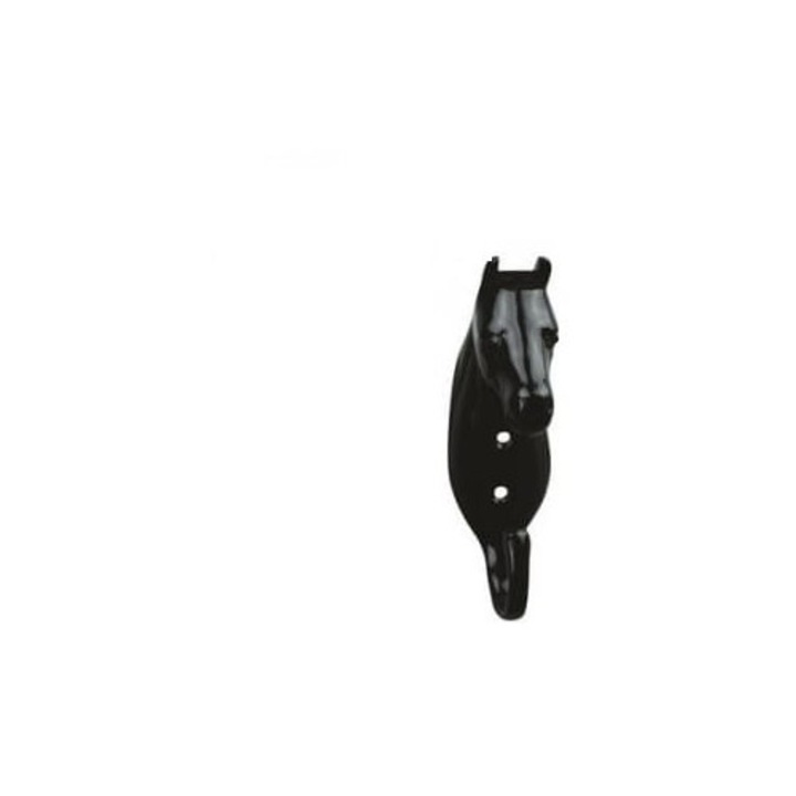 Ekkia lófej akasztó, festett alumínium, szürke