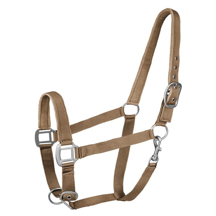 Capastru Waldhausen Satin, verde-maro, dimensiune XFULL, cu captuseala moale si accesorii mate.