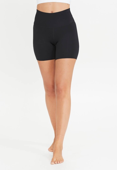 Colanti dama Athlecia, Almy, scurti, poliamida/elastan, negru, 36 EU