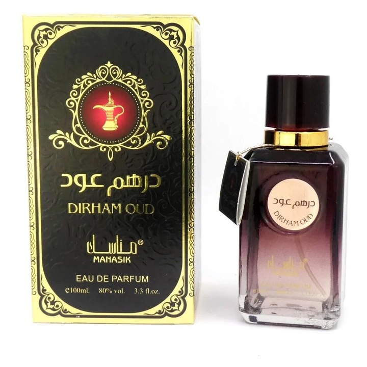 Parfum unisex, Manasik, Dirham Oud Arabesc, 100 ml
