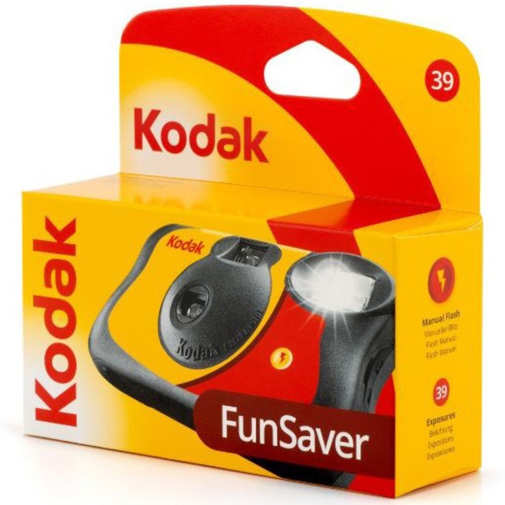 Фотоапарат за еднократна употреба Kodak Fun Saver, 35 мм цветен, ISO 800, 27+12 експозиции