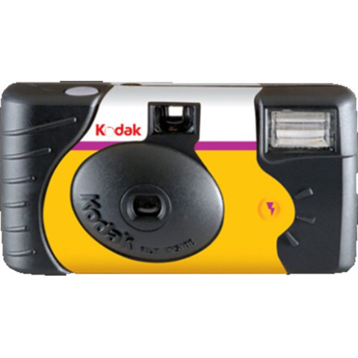 Kodak Power Flash eldobható fényképezőgép, 35 mm-es színes, ISO 800, 27+12 expozíció