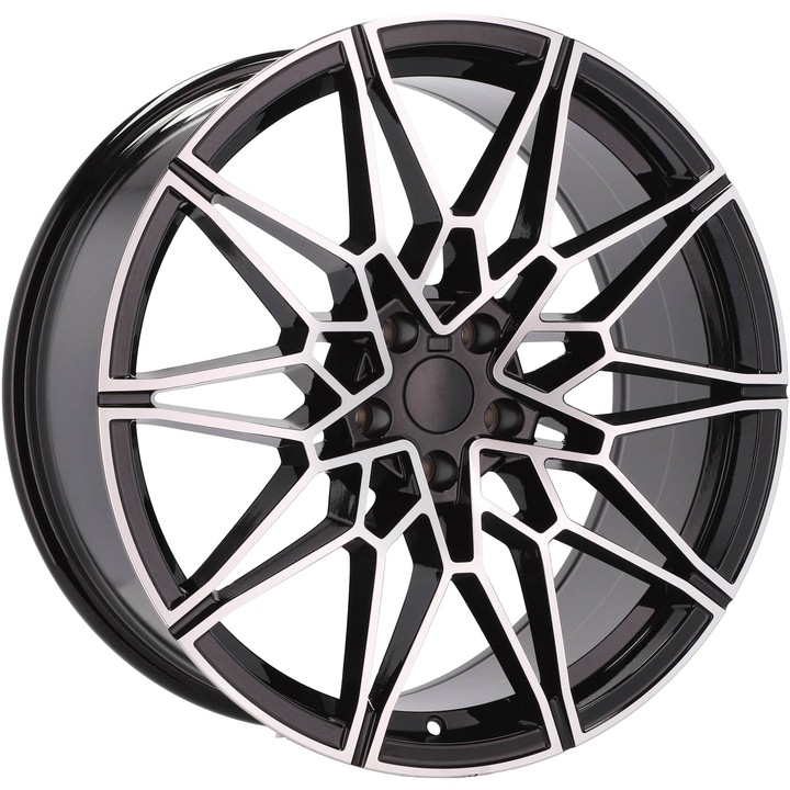 Set 4 Jante Aliaj RacingLine 18" 5x120 pentru BMW 3 E46 E90 F30 F31 F34 4 F32 Coupe F36 5 E60 F10 F11 XDrive