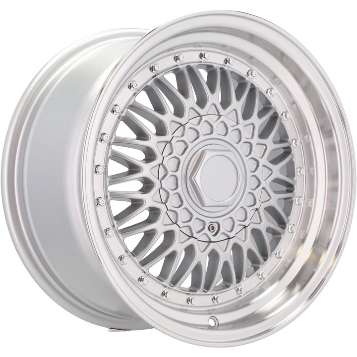 Set 4 Jante Aliaj RacingLine 14" 4x100 pentru VW GOLF JETTA CADDY VENTO BMW E30 E21 HONDA CIVIC CRX styl BBS