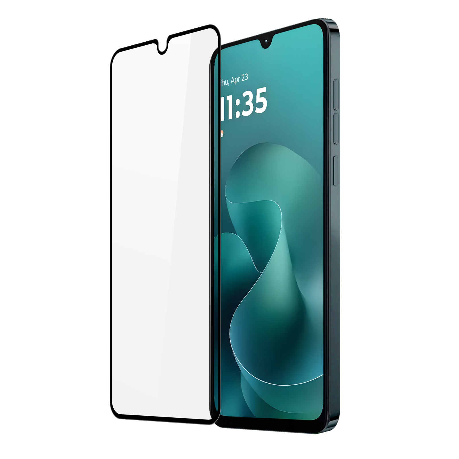 Folie de protectie tempered glass 9D pentru Motorola Moto G06 full glue black
