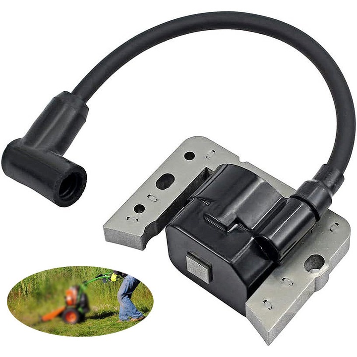 Bobina de aprindere, YOUKUKE, 71mm, negru/argintiu