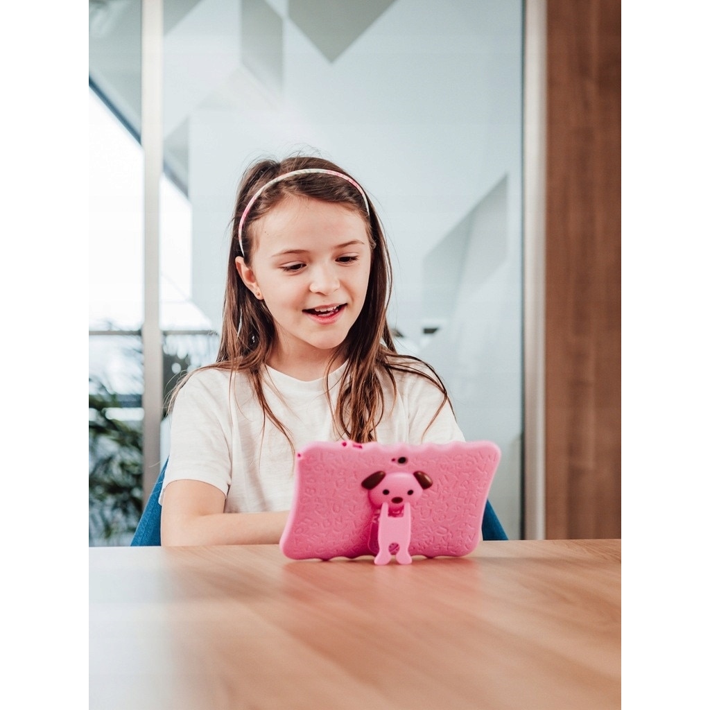 Tabletă pentru copii, YOUKUKE, 7 inch, roz, 2GB RAM, 32GB ROM, include husă de protecție