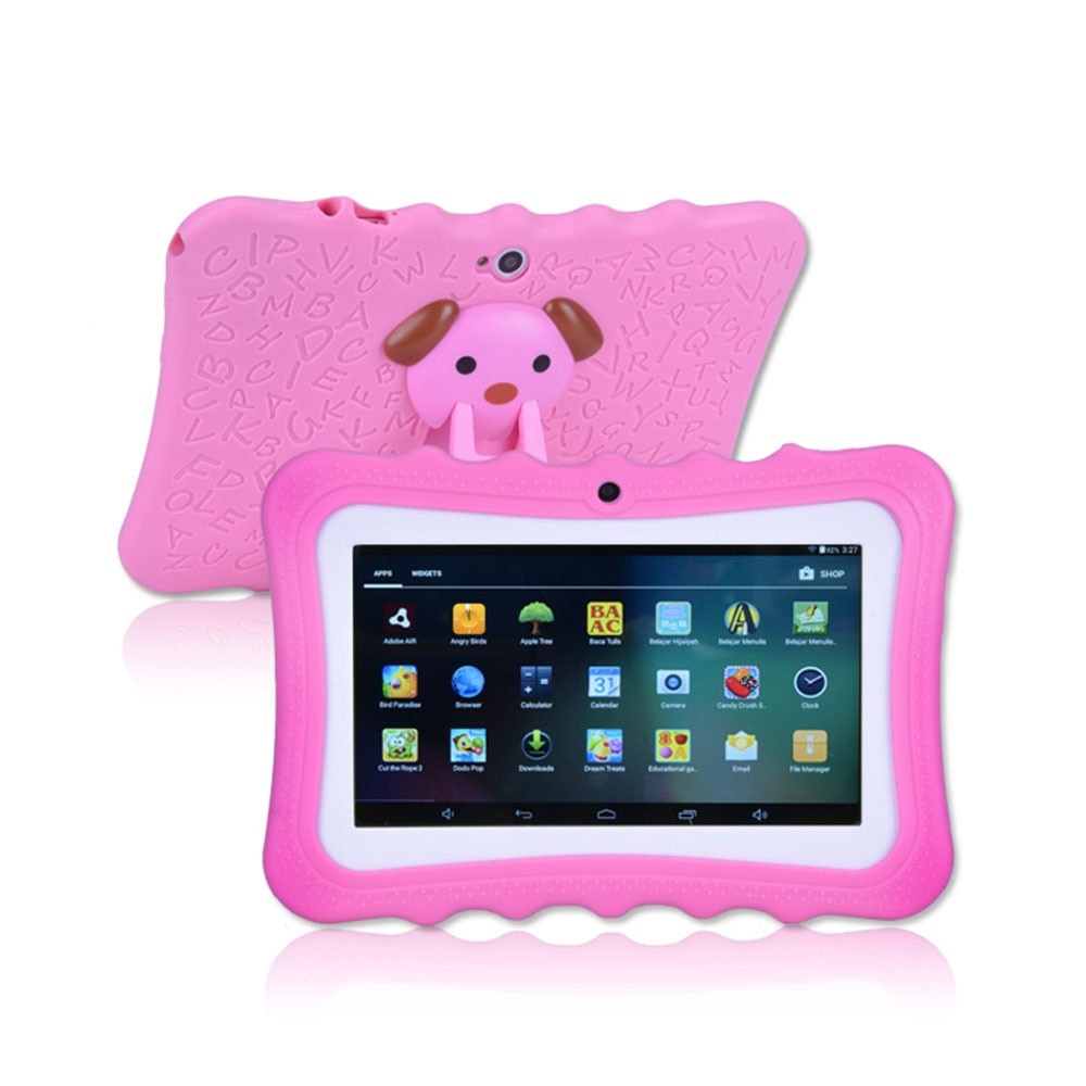 Tabletă pentru copii, YOUKUKE, 7 inch, roz, 2GB RAM, 32GB ROM, include husă de protecție