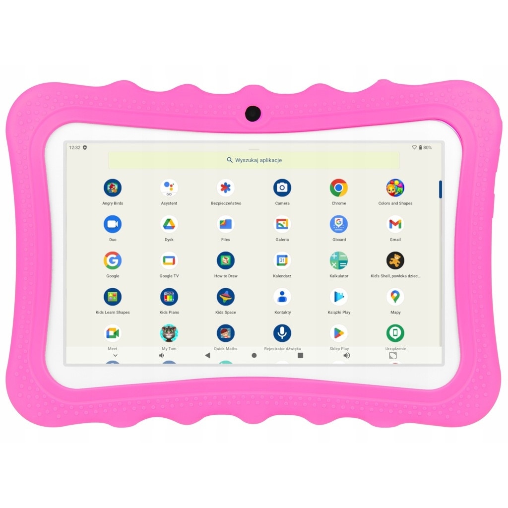 Tabletă pentru copii, YOUKUKE, 7 inch, roz, 2GB RAM, 32GB ROM, include husă de protecție