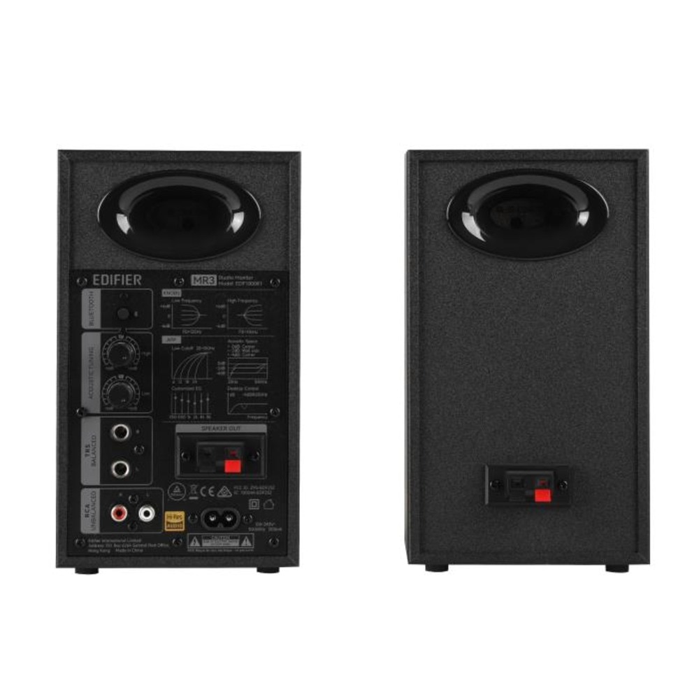 Boxe Edifier MR3, 18W*2 RMS, Hi-Res Audio, negru