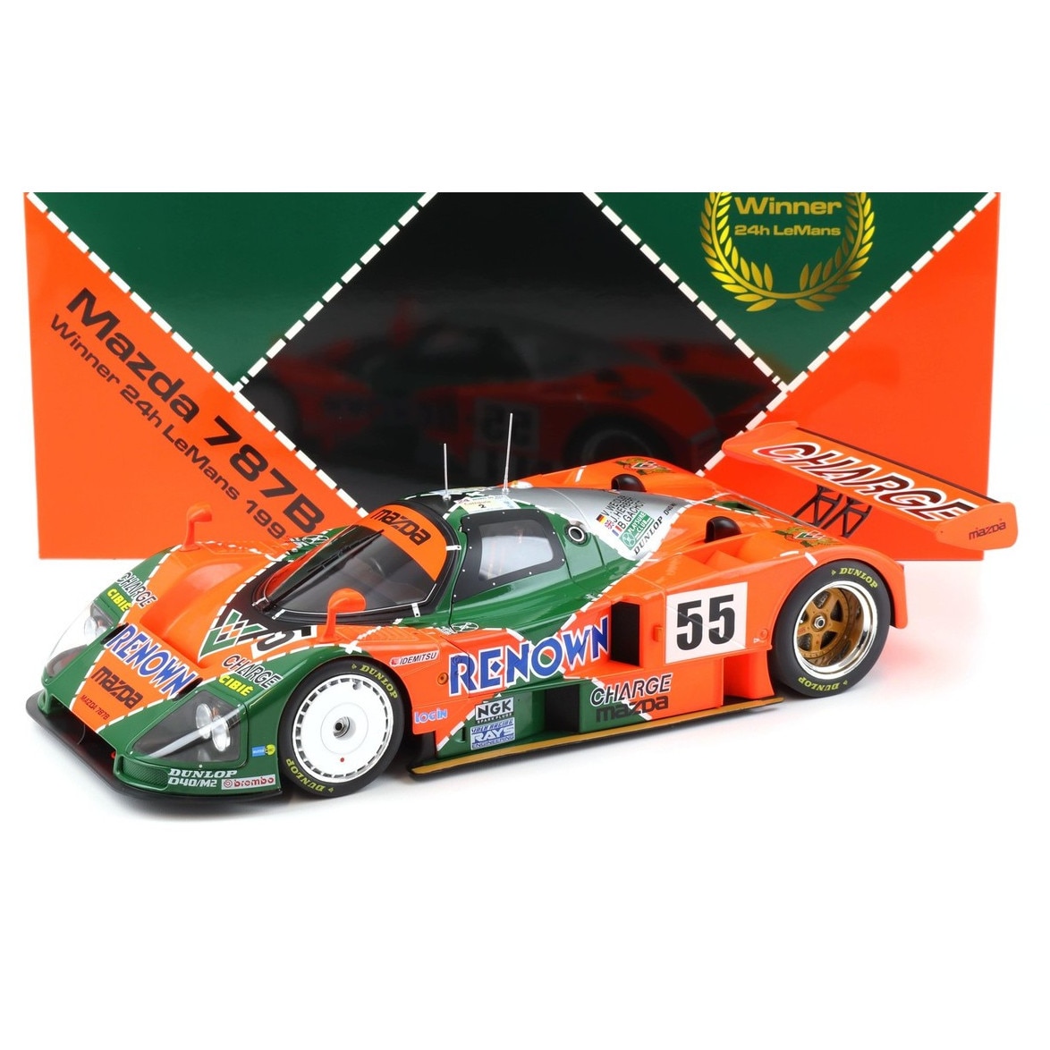 Macheta Mazda 787B LeMans 1991 Weidler-Herbert-Gachot - 1/12