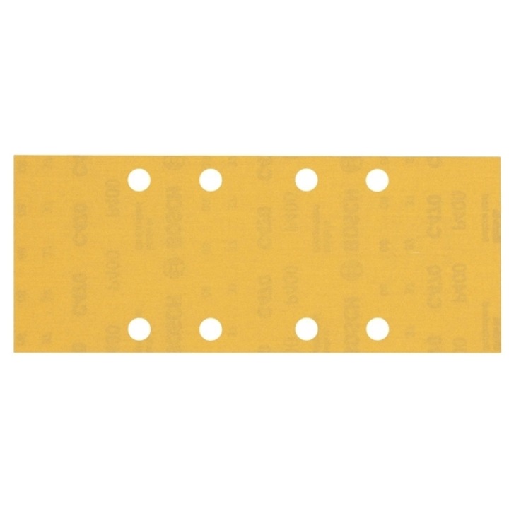 Set 10 foi abrazive dreptunghi, 93x230 mm, 8 gauri, granulatie 320