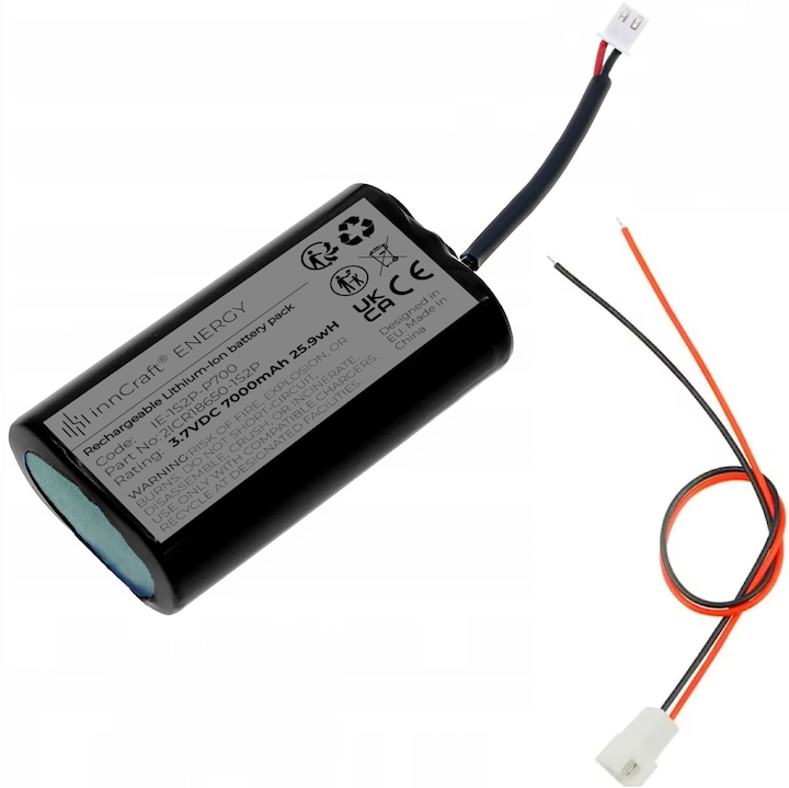 Baterie innCraft Energy IE-1S2P-P700 7000mAh 3, 7V 18650 SAMSUNG 35E cu PCM 1S2P