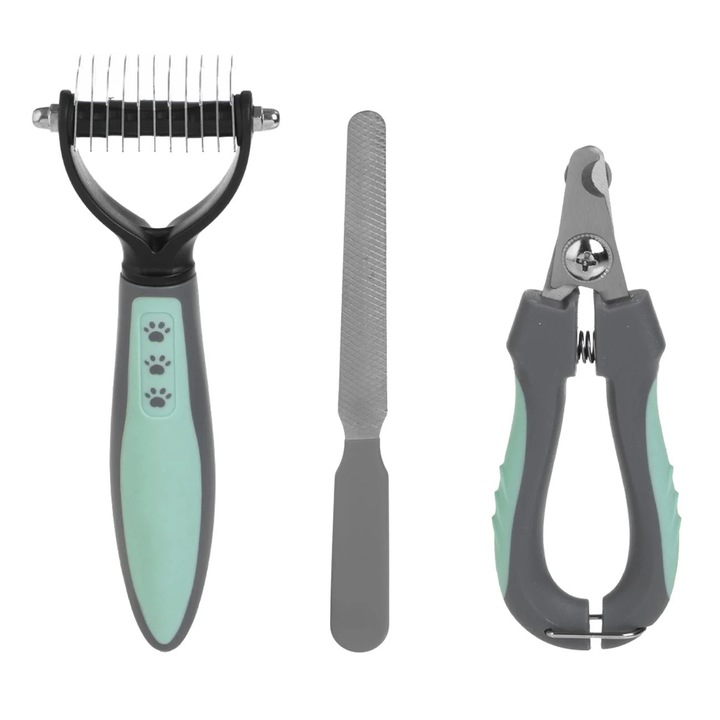 Kit Ingrijire PET cu Perie Unghiera & Pila