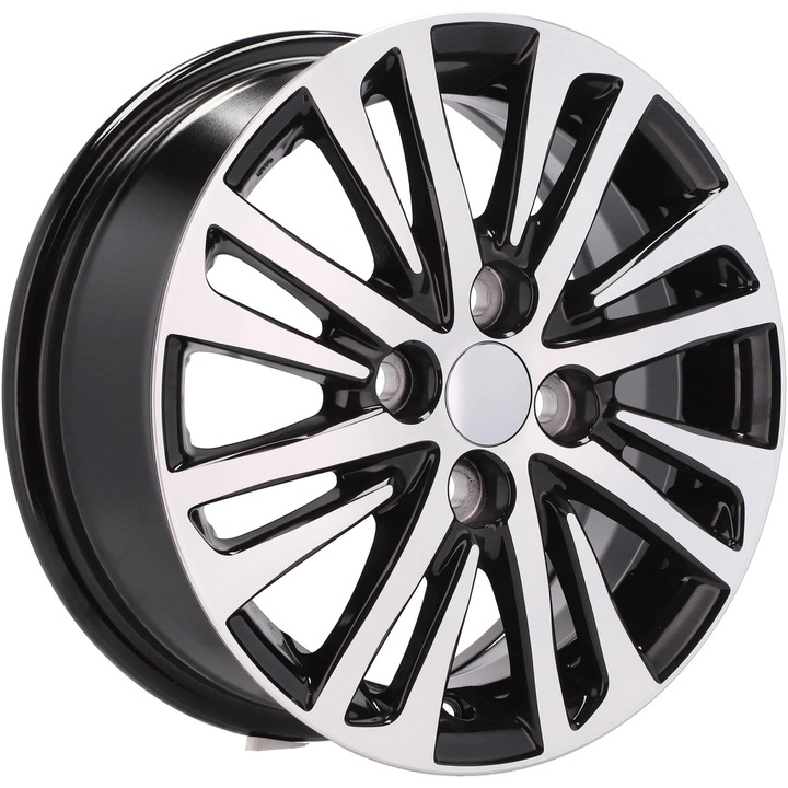 4x jante 14 4x100 inclusiv pentru KIA Picanto RIO I-IV Sephia Shuma MAZDA 2 II TOYOTA Yaris - F1438 (LU1437)