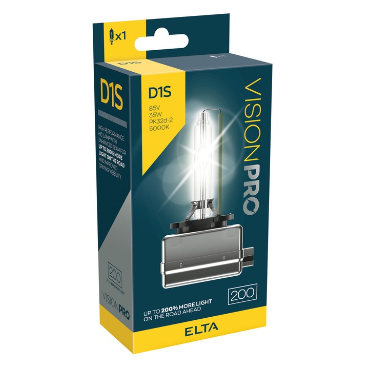 Lampa Xenon ELTA D1S - 35W, 5000K +200%