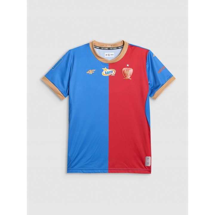 Детска спортна тениска, 4F, многоцветна, технология 4F Dry, полиестер, 158 CM