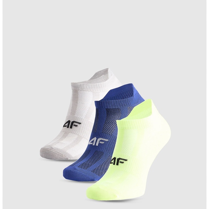 4F gyerek sportzokni, 3 pár, többszínű, 38-40