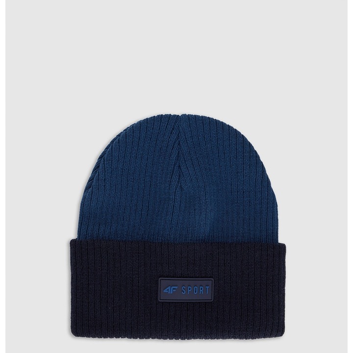 Gyerek téli sapka, 4F, gránátvörös, unisex, poliészter, univerzális méret