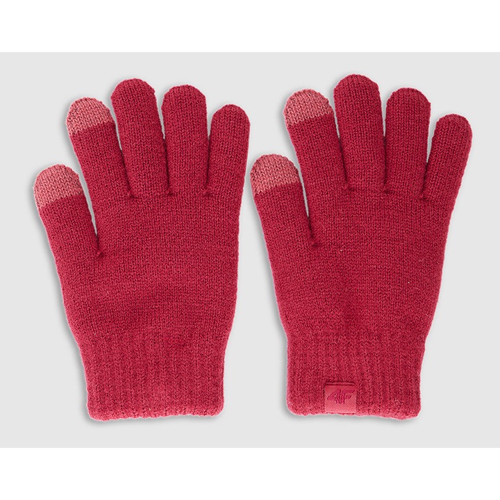 Manusi pentru copii 4F, roz, unisex, poliester, roz