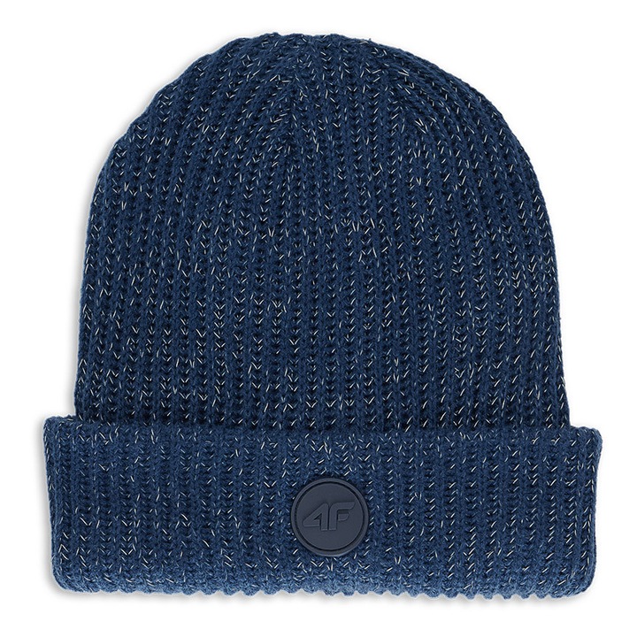 Caciula pentru copii 4F, poliester, albastra, unisex, one size