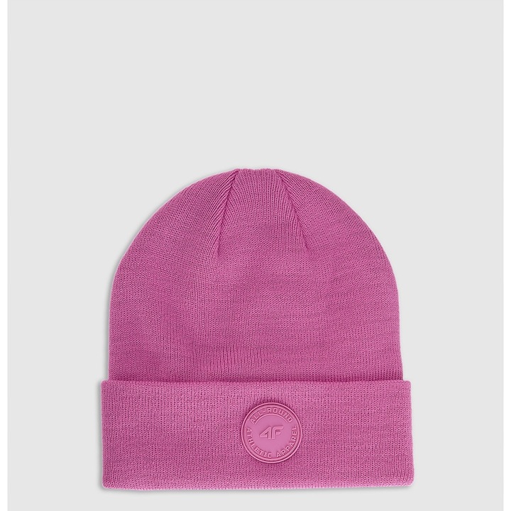 Caciula beanie copii, 4F, roz, dimensiune universala