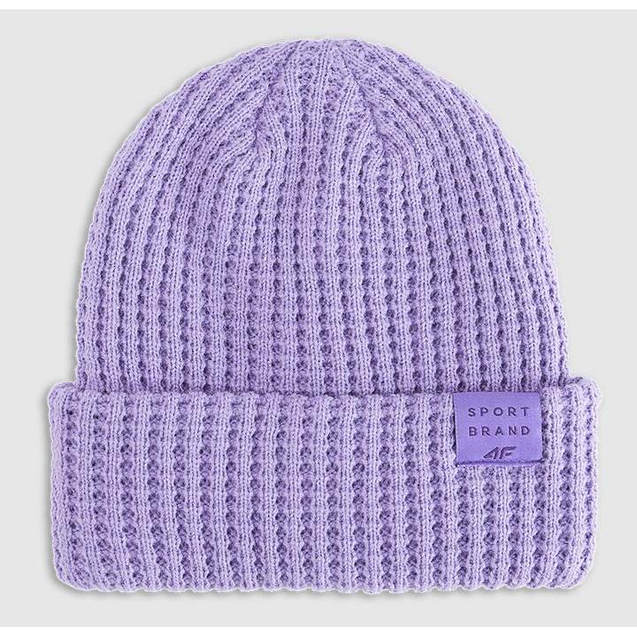 Caciula de iarna pentru copii, 4F, violet, unisex, poliester, one size