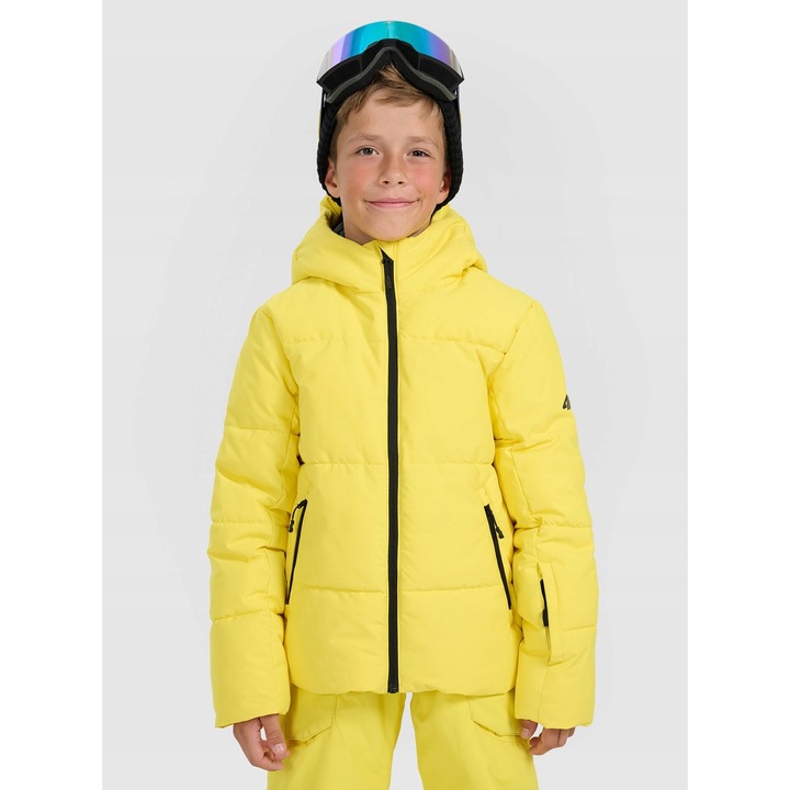 4F gyerekdzseki, sárga, poliészter, fiúknak és lányoknak, 152 CM