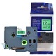 Pachet 3 bucati banda etichete compatibila Brother TZe-731, 12 mm, negru pe verde