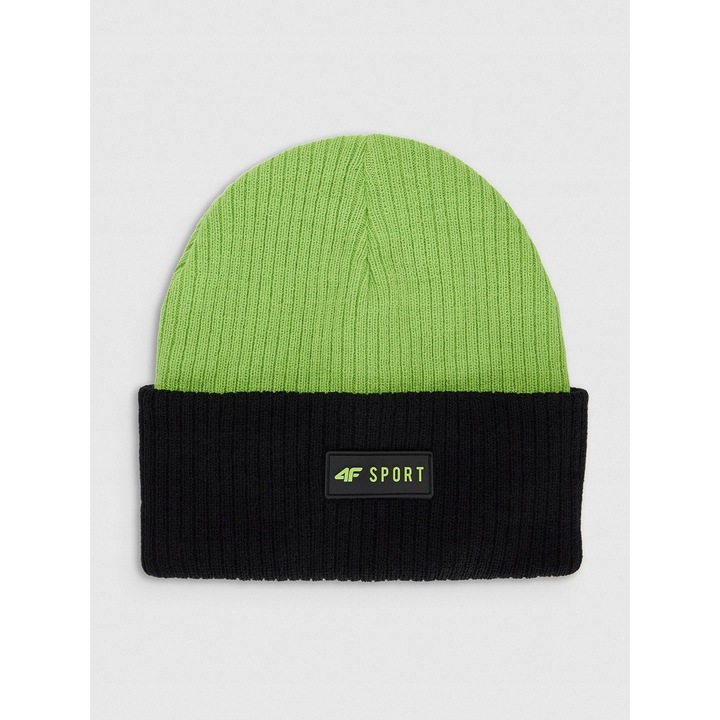 Gyerek téli sapka, 4F, zöld, uniszex, univerzális méret