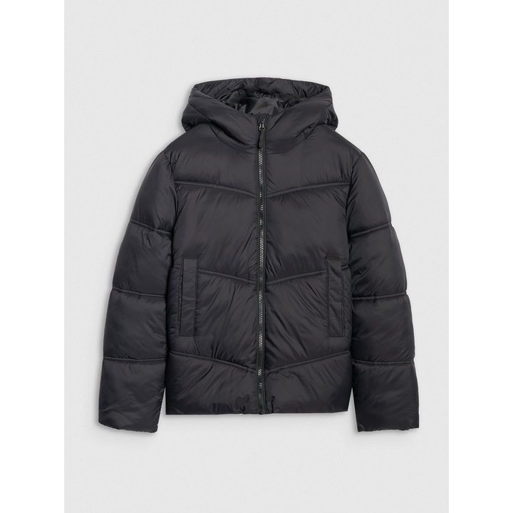 Geaca baieti, 4F, Poliester, Negru 4FJRAW25TDJAM0821-20S