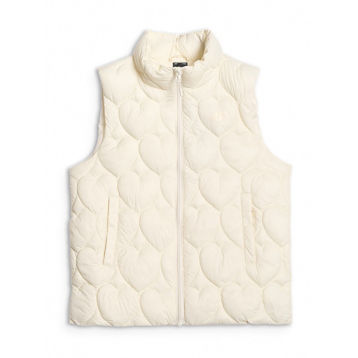 Vesta fete, 4F, Poliester, Alb 4FJRAW25TVJAF323-11S