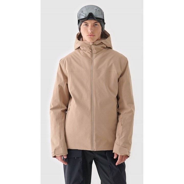 Geaca de schi 4F barbati, maro, membrana NeoDry 5000, poliester, 3XL INTL