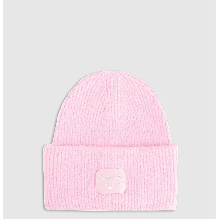 Caciula de iarna pentru fete 4F, roz, unisex, dimensiune universala