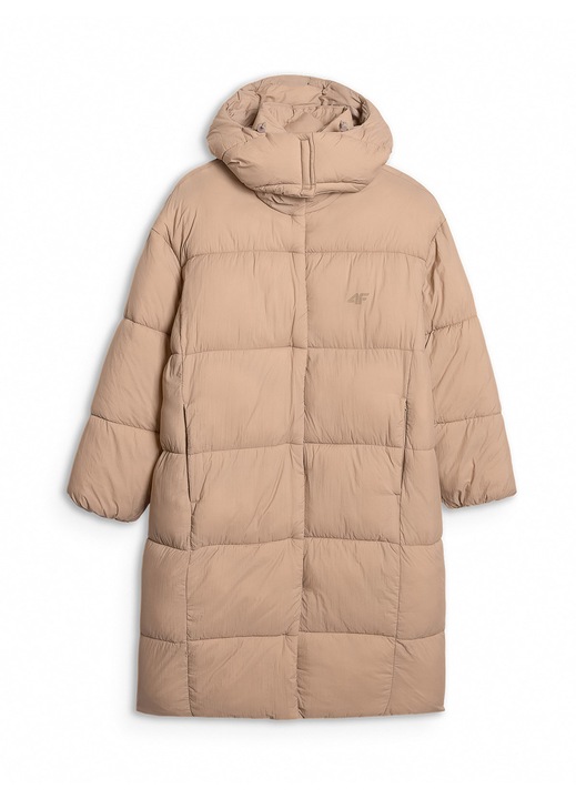 Geaca de puf dama 4F, bej, Bej