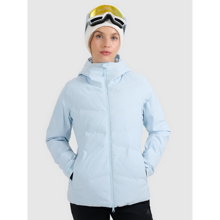 4F női sícabát, 10000, poliészter, Kék, XL